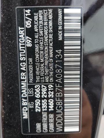 WDDUG8FB7FA087134 Mercedes-Benz S 550 4matic
