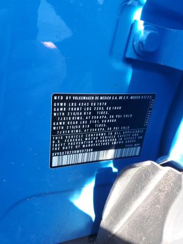 3VVSX7B23NM097888 Volkswagen TAOS SE