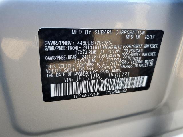 JF2SJABC1JH501731 Subaru Forester 2.5i