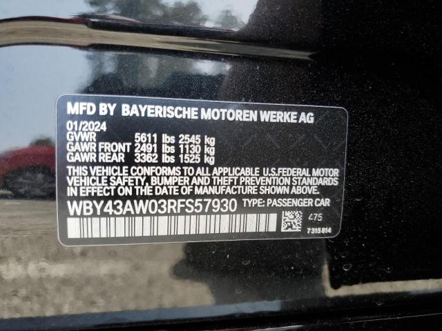 WBY43AW03RFS57930 BMW I4 Edrive35