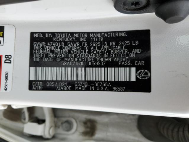 58ADZ1B10LU059537 Lexus ES 350