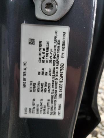 5YJ3E1EC5PF476263 Tesla MODEL 3