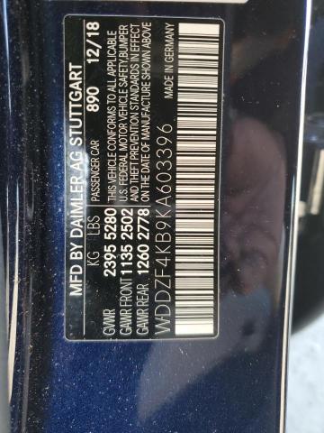 WDDZF4KB9KA603396 Mercedes-Benz E 300 4matic