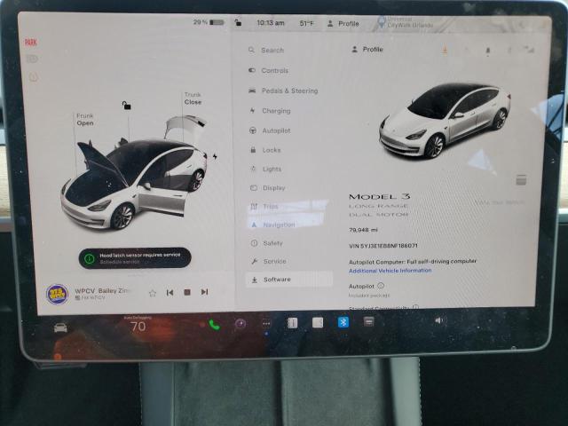 5YJ3E1EB8NF186071 Tesla MODEL 3