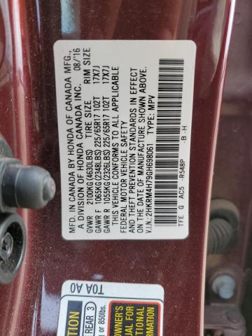 2HKRM4H79GH698061 Honda CR-V EXL