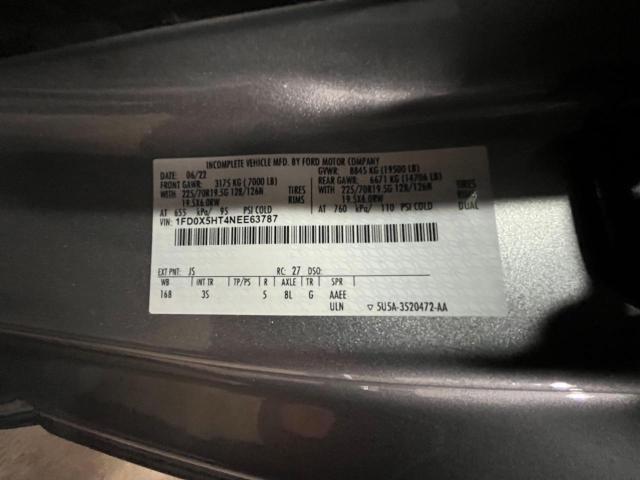 1FD0X5HT4NEE63787 Ford F550 Super Duty