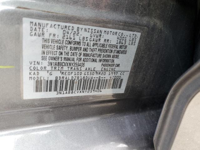 3N1AB8CVXNY259406 Nissan SENTRA SV