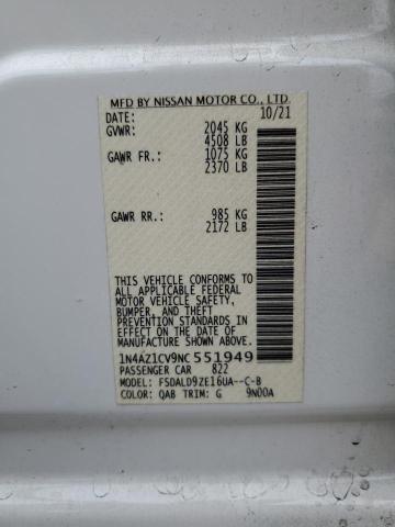 1N4AZ1CV9NC551949 Nissan LEAF SV