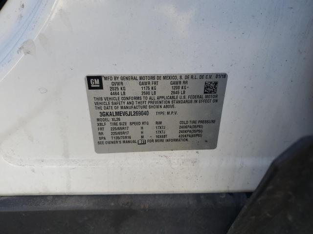 3GKALMEV6JL269040 GMC Terrain Sle