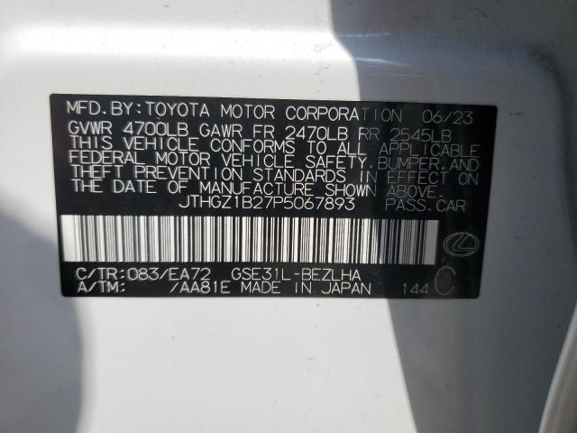 JTHGZ1B27P5067893 Lexus Is 350 F Sport Design