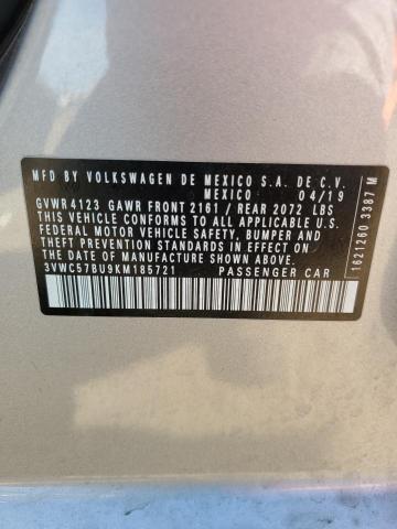 3VWC57BU9KM185721 Volkswagen JETTA S