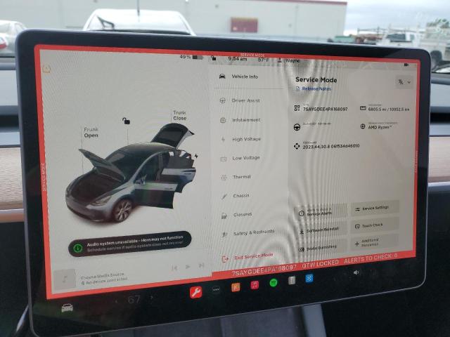 7SAYGDEE4PA168097 Tesla Model Y