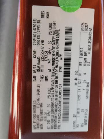 1FMCU9GX0EUD85757 Ford ESCAPE SE