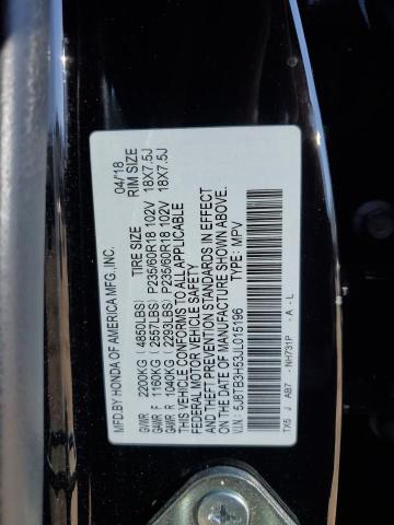 5J8TB3H53JL015196 Acura Rdx Technology