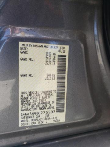 1N4AL3AP9GC275597 Nissan ALTIMA 2.5