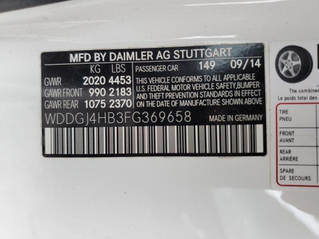 WDDGJ4HB3FG369658 Mercedes-Benz C 250