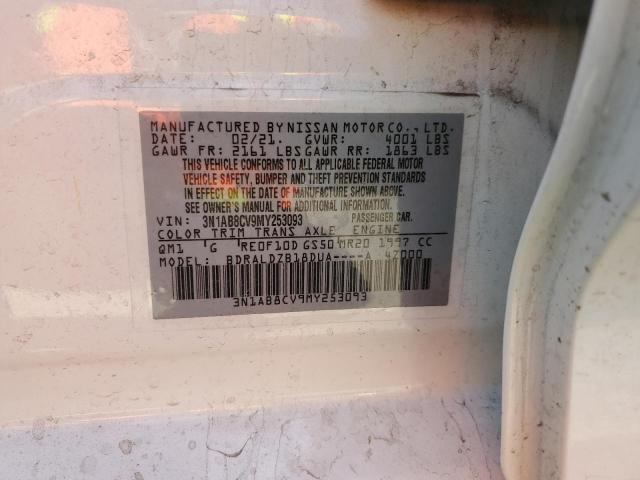 3N1AB8CV9MY253093 Nissan SENTRA SV