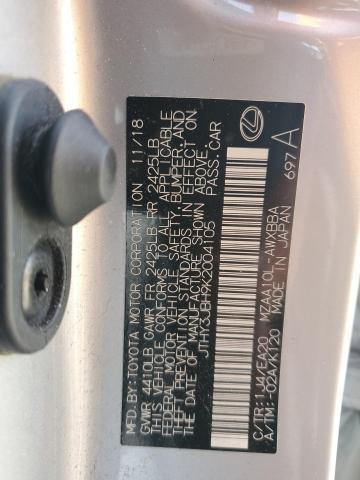 JTHY3JBH9K2004105 Lexus UX 200