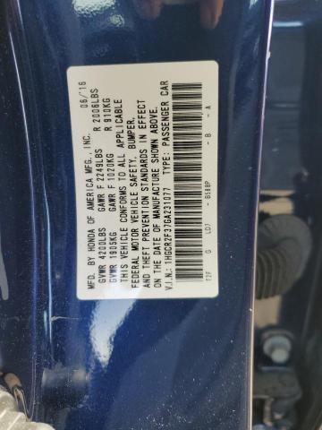 1HGCR2F37GA231077 Honda ACCORD LX