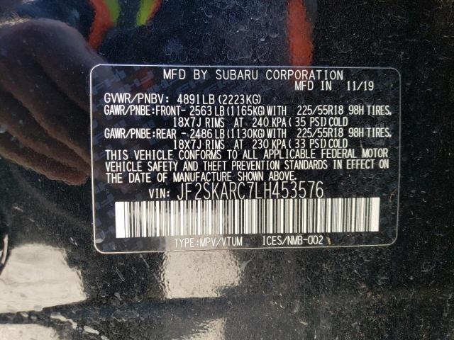 JF2SKARC7LH453576 Subaru Forester Sport