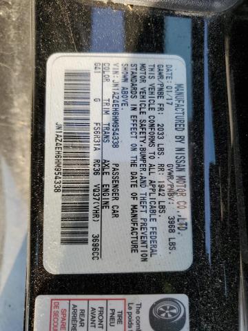 JN1AZ4EH6HM954338 Nissan 370Z BASE