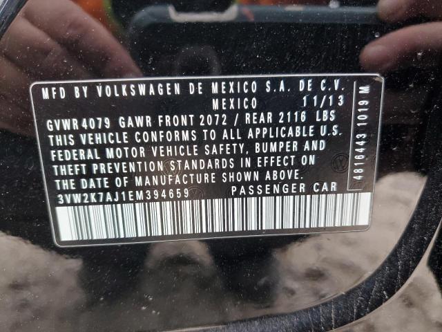 3VW2K7AJ1EM394659 Volkswagen JETTA BASE