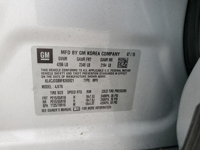KL4CJDSB8FB265921 Buick Encore Premium