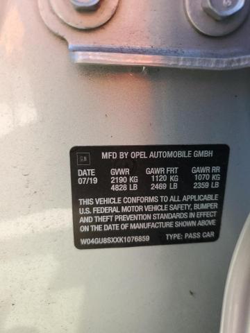W04GU8SXXK1076859 Buick Regal Tourx Preferred