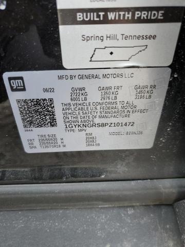 1GYKNGRS8PZ101472 Cadillac Xt5 Sport