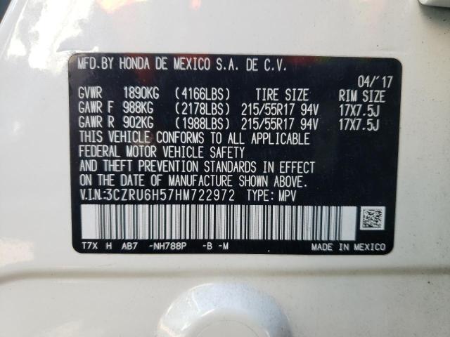 3CZRU6H57HM722972 Honda HR-V EX