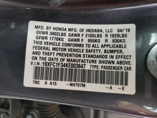 19XFC1F34KE003647 Honda CIVIC EX