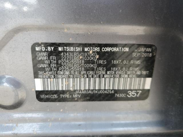 JA4AR3AU1KU004254 Mitsubishi Outlander Sport Es