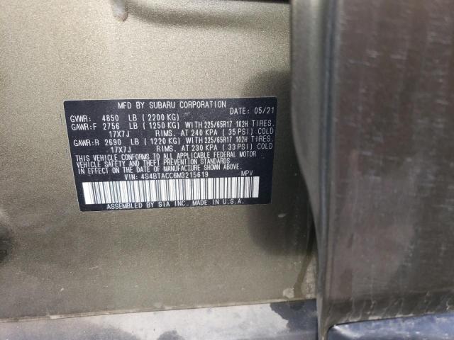 4S4BTACC6M3215619 Subaru Outback Premium