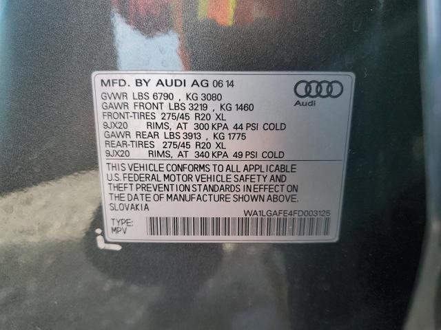 WA1LGAFE4FD003125 Audi Q7 Premium Plus
