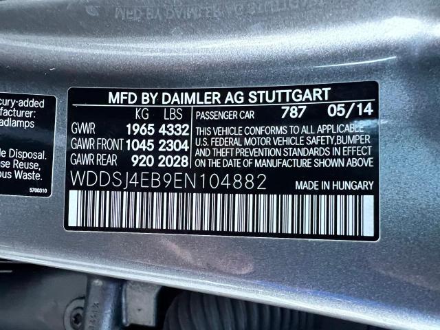 WDDSJ4EB9EN104882 Mercedes-Benz CLA 250