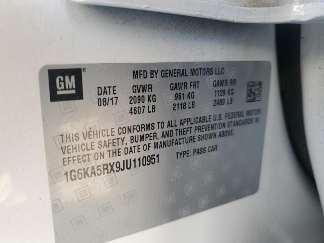 1G6KA5RX9JU110951 Cadillac CT6