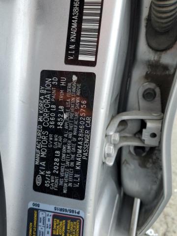 KNADM4A38H6025756 KIA RIO LX