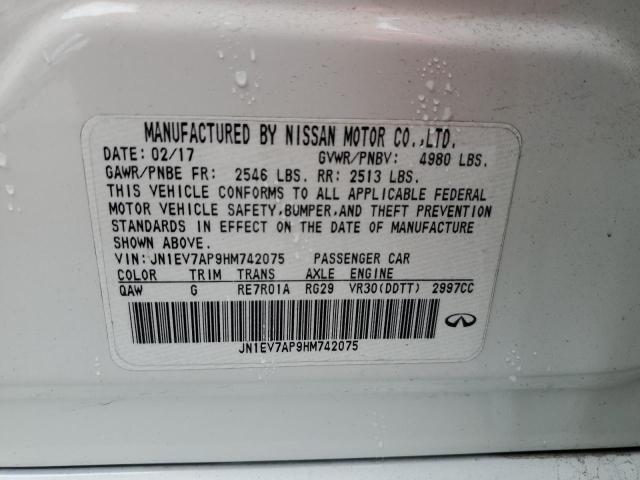 JN1EV7AP9HM742075 Infiniti Q50 Premium