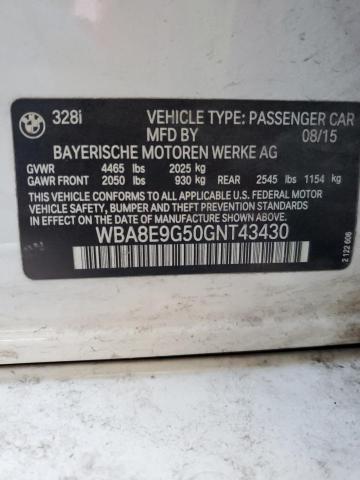 WBA8E9G50GNT43430 BMW 328 I Sulev