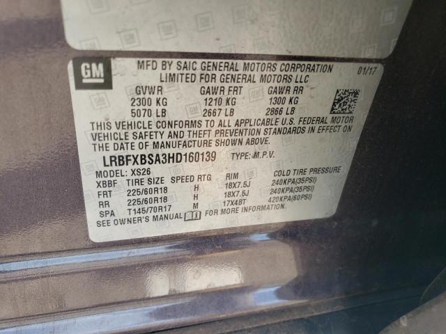 LRBFXBSA3HD160139 Buick Envision Essence