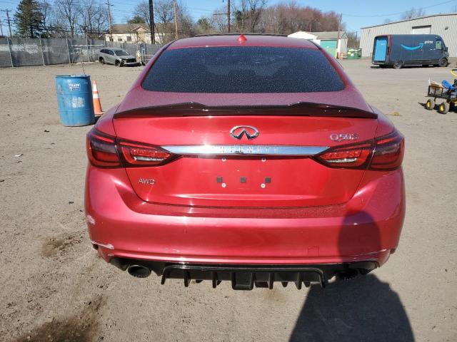 JN1FV7AR1KM830146 Infiniti Q50 Red Sport 400