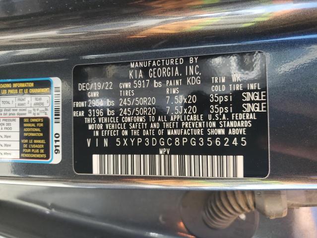 5XYP3DGC8PG356245 KIA Telluride Ex
