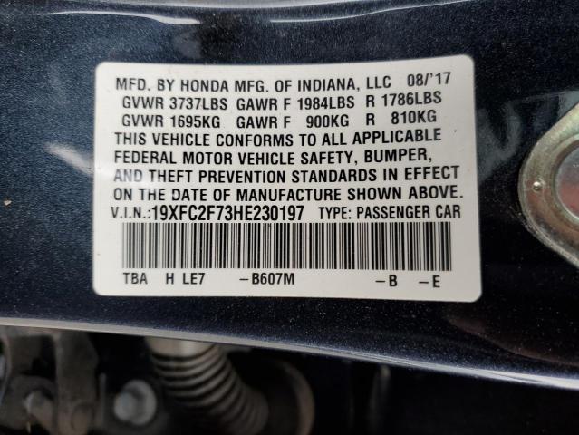 19XFC2F73HE230197 Honda CIVIC EX