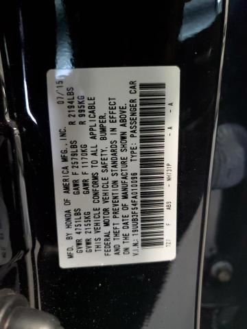 19UUB3F54FA010096 Acura TLX TECH