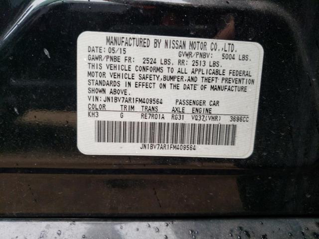 JN1BV7AR1FM409564 Infiniti Q50 BASE