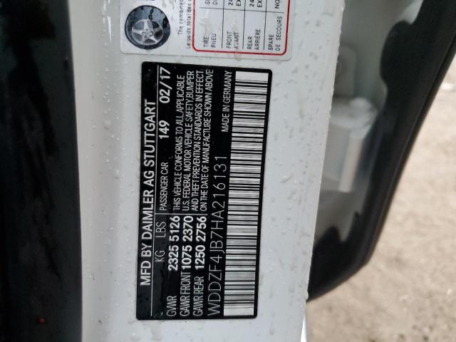WDDZF4JB7HA216131 Mercedes-Benz E 300