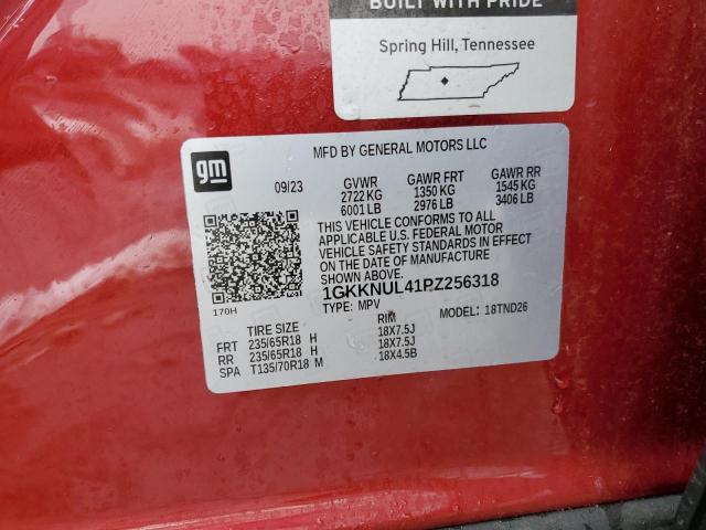 1GKKNUL41PZ256318 GMC ACADIA SLT