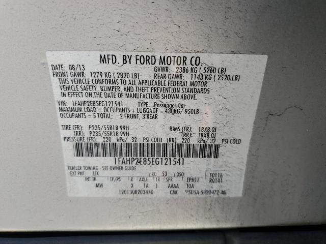 1FAHP2E85EG121541 Ford TAURUS SEL