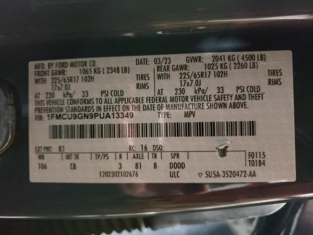 1FMCU9GN9PUA13349 Ford Escape Active