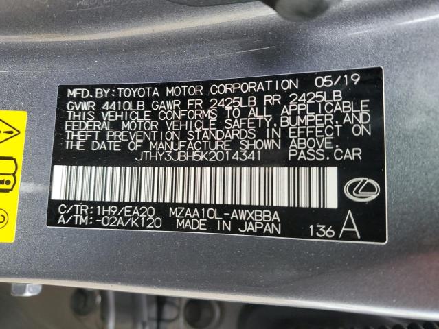 JTHY3JBH5K2014341 Lexus UX 200